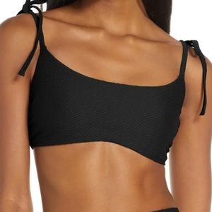NEW Chelsea28 Easy Retro Tie Strap Bikini Top